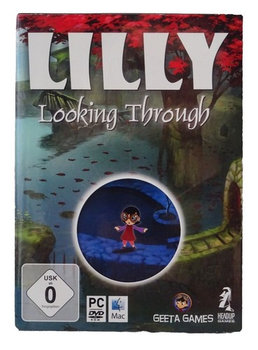 Lilly looking through dvd - *,